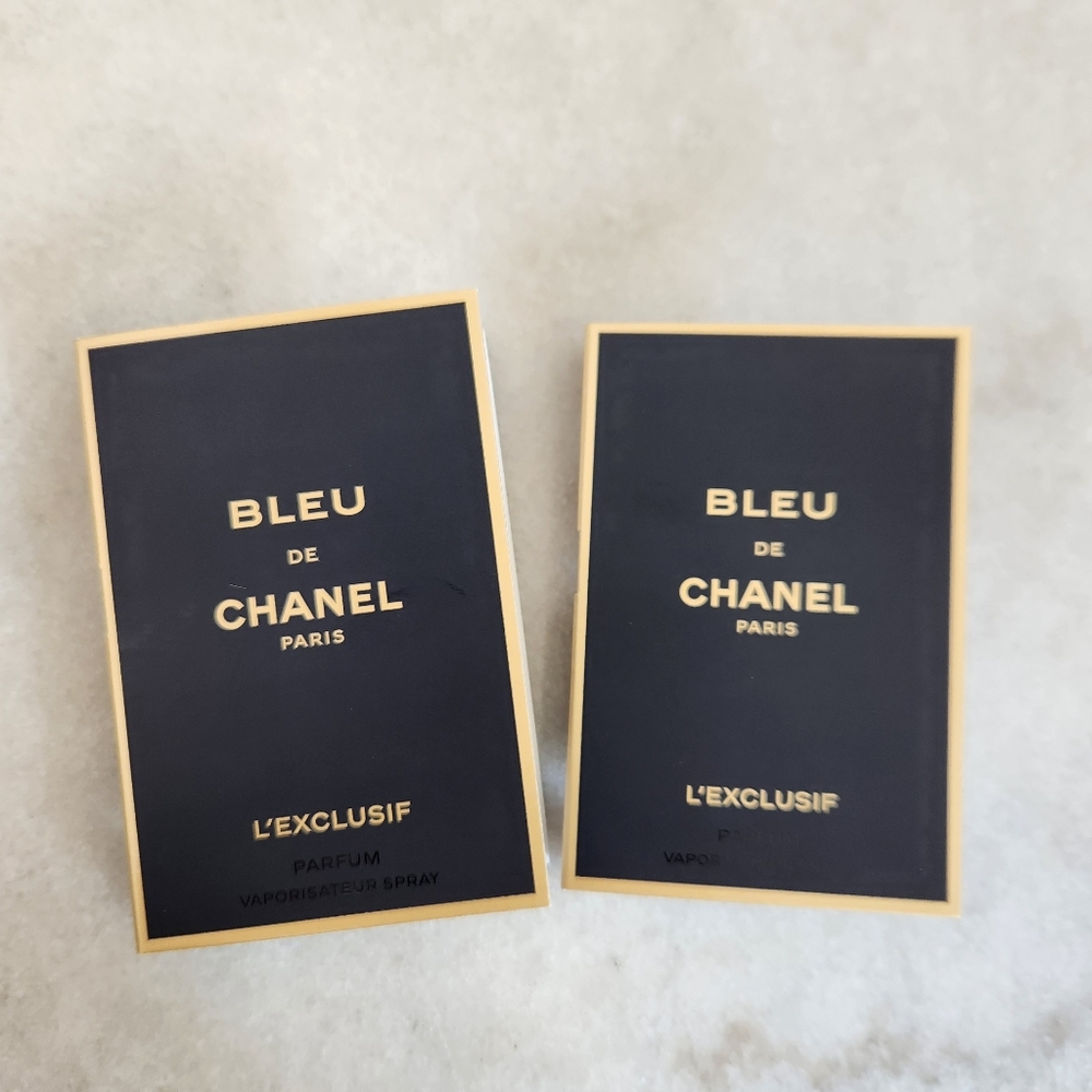 Chanel Bleu de Chanel Paris L'Exclusif 2 vials 1.5 ML each BNWT